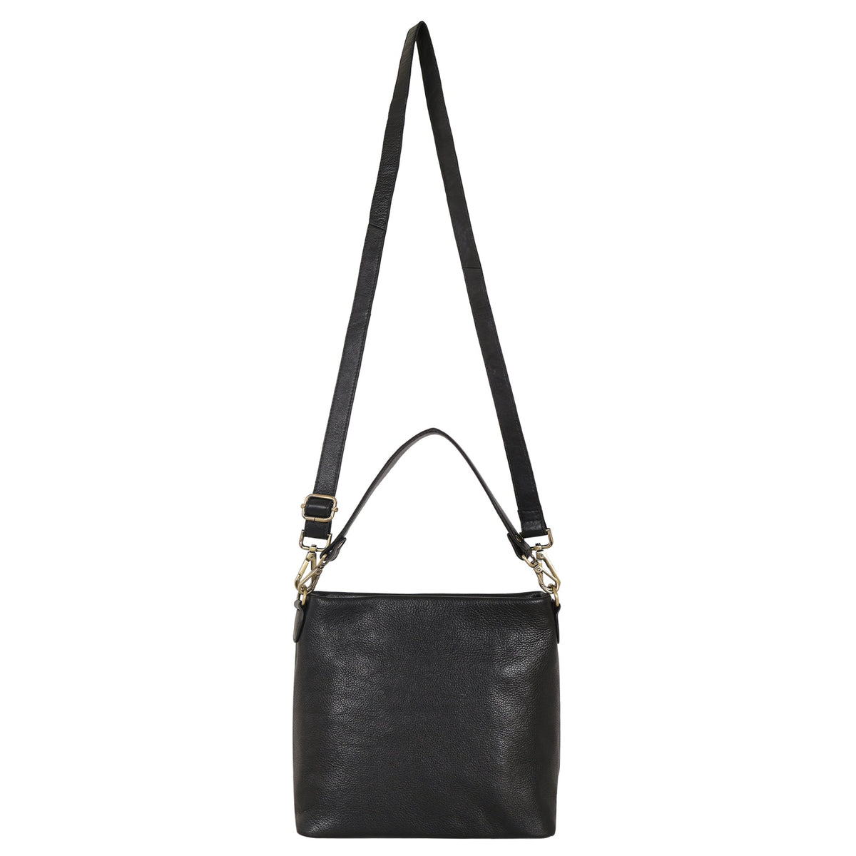 Tabor Milled Leather Crossbody Bag - Image 9