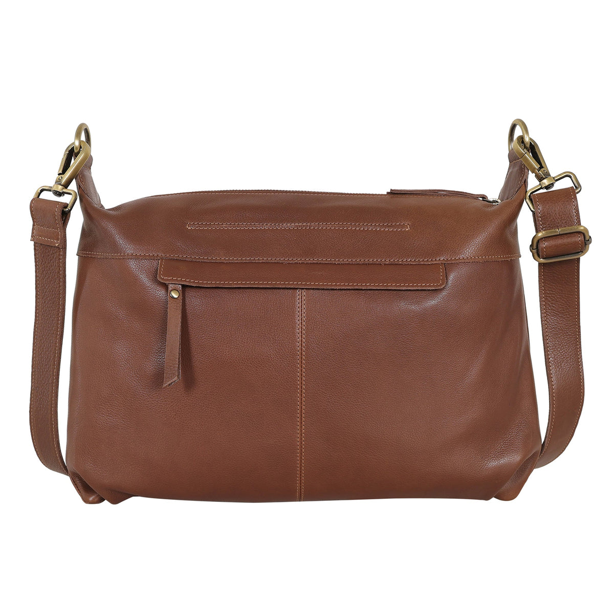 Avery Milled Leather Crossbody Bag - Image 16