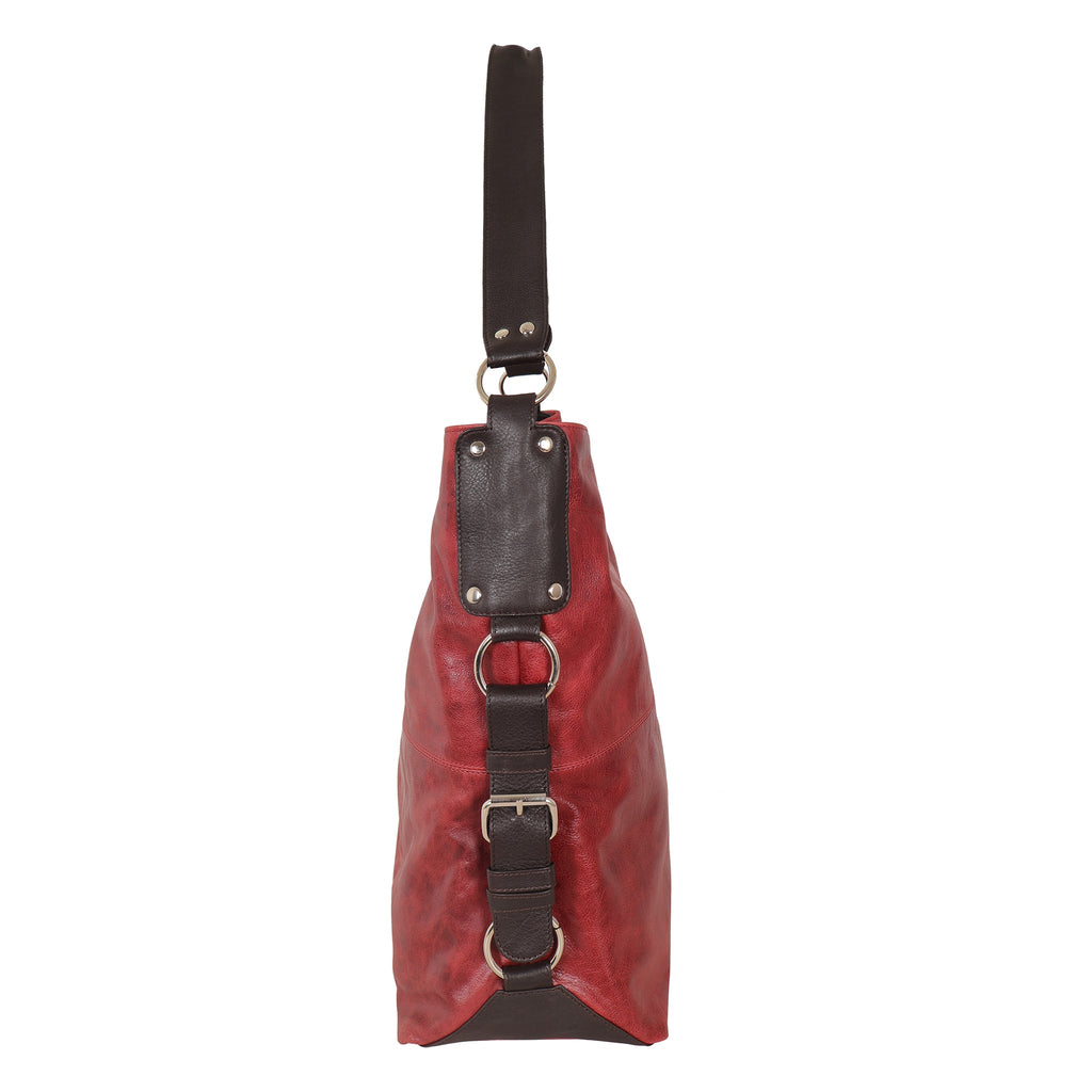 Simone Lg Leather Shoulder Bag - Image 16