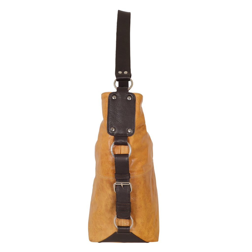Simone Lg Leather Shoulder Bag - Image 26