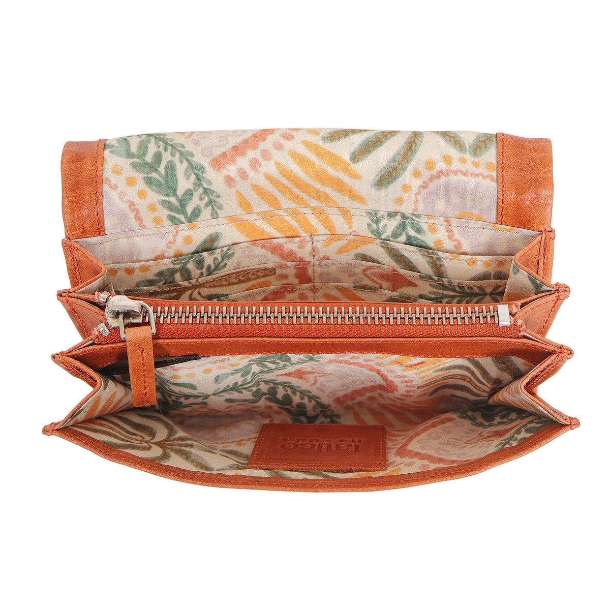 Eloise Crackled Napa Leather Wallet - Image 21