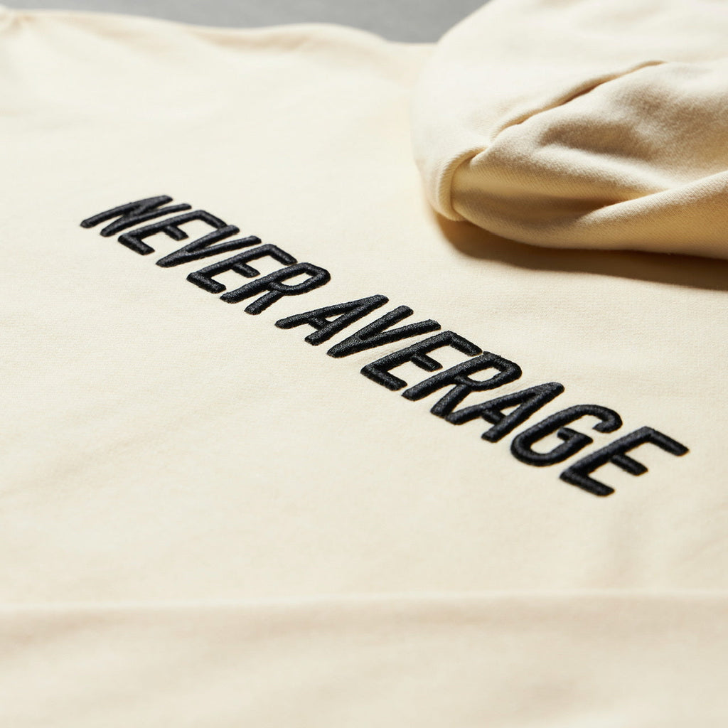 Cream Zip Up Hoodie - Image 7