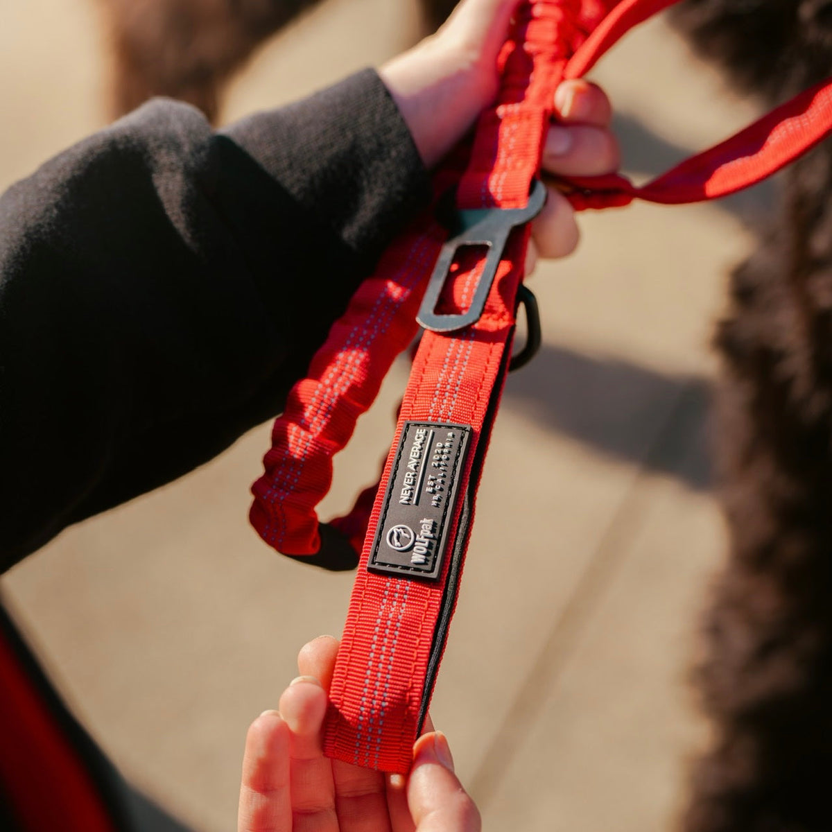 Tactical Nylon Leash Elite Red - Image 3