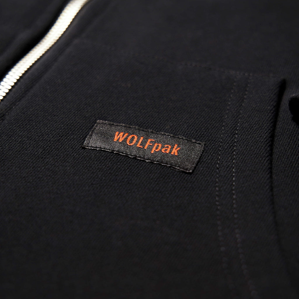 Alpha Black Savage Red Zip Up Hoodie - Image 10