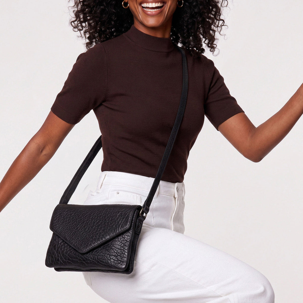 Harbor Leather Crossbody Bag - Image 11