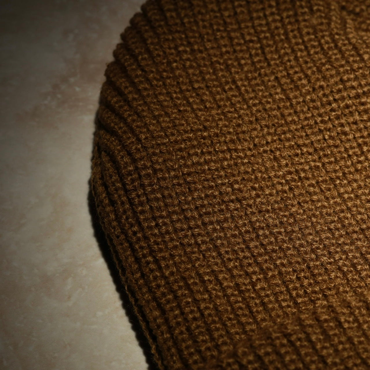 Mocha Brown Beanie - Image 4