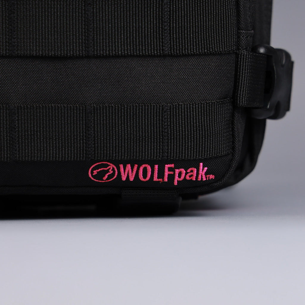 9L Backpack Mini Black Neon Pink - Image 7