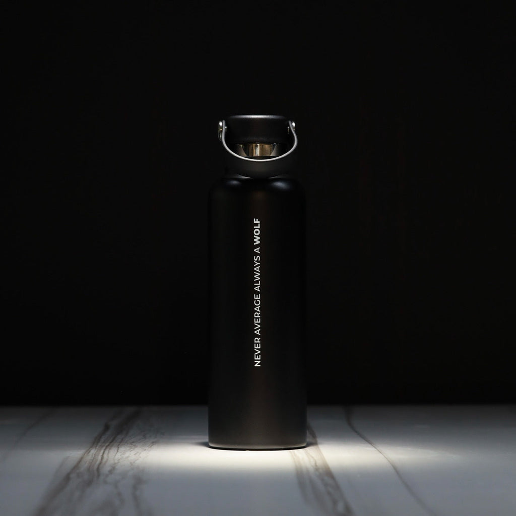 25oz Flask Alpha Black - Image 2
