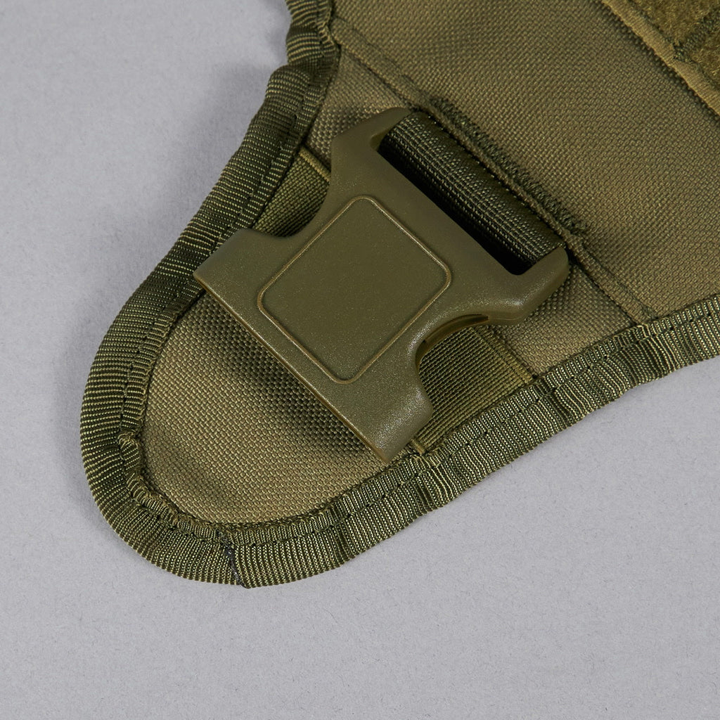 OD Green Tactical Dog Vest Harness - Image 17