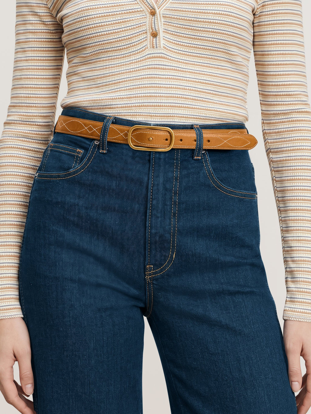 Embroidered Loop Belt - Image 2