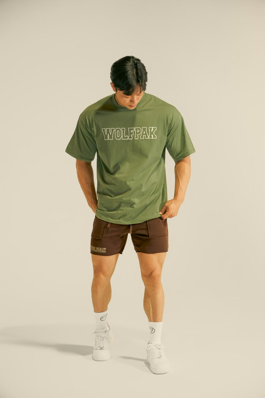 Men's Varsity Tee Moss Green - Image 3