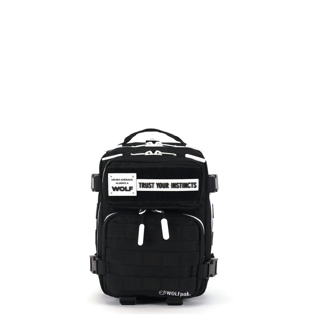 9L Backpack Mini Alpha Black White Accents - Image 2