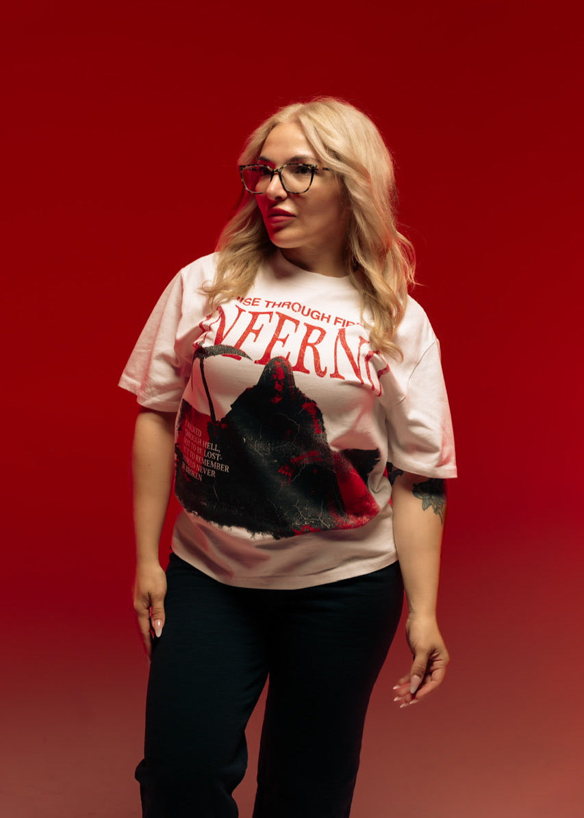 "Rise" Dante's Inferno Graphic T-Shirt - Image 5