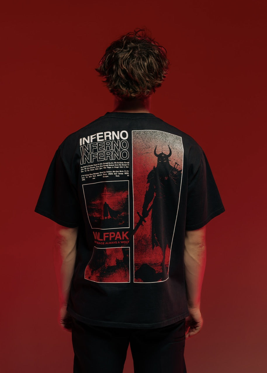 "Into The Abyss" Dante's Inferno Graphic T-Shirt - Image 5