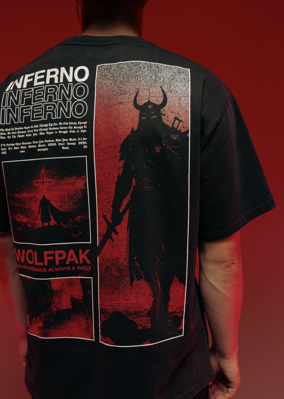 "Into The Abyss" Dante's Inferno Graphic T-Shirt - Image 14