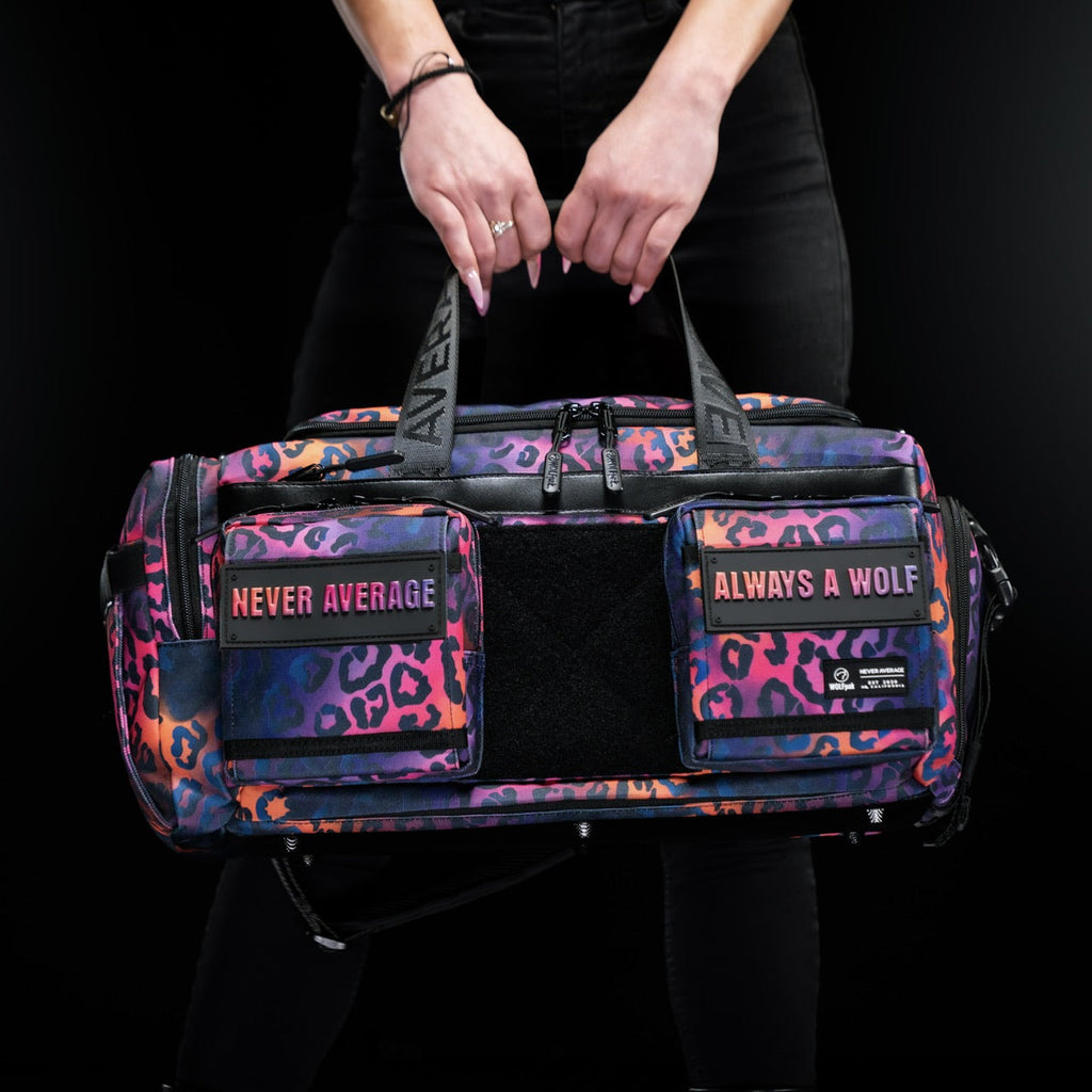 30L Perfect Duffle Bag Neon Leopard - Image 5