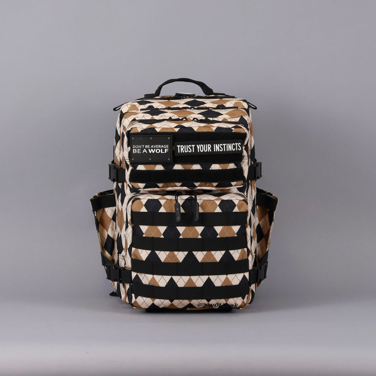 35L Backpack Argyle Print - Image 6