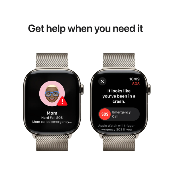 Apple Watch Series 10 42MM (GPS + Cellular) - Gold Titanium - Image 4