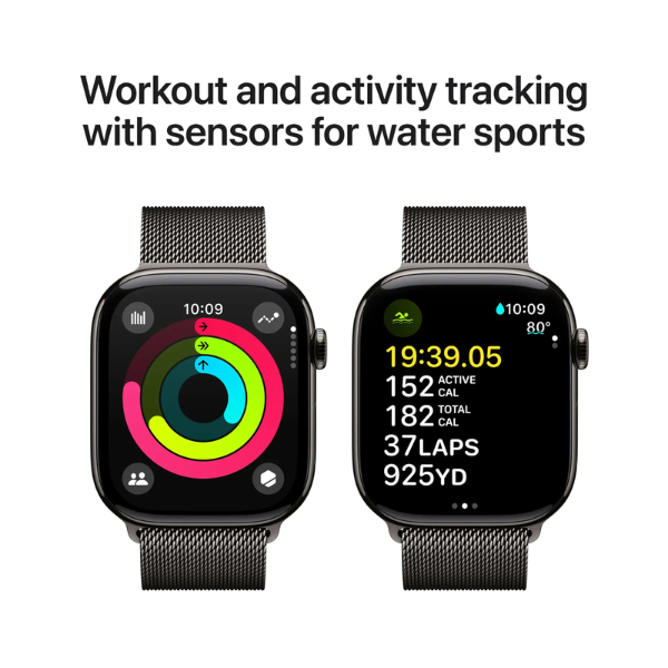Apple Watch Series 10 46MM (GPS + Cellular) - Slate Titanium - Image 3