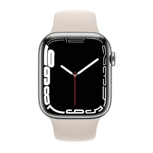 Apple Watch Series 7 41MM Silver Stainless Steel (GPS + Cellular) - Image 2
