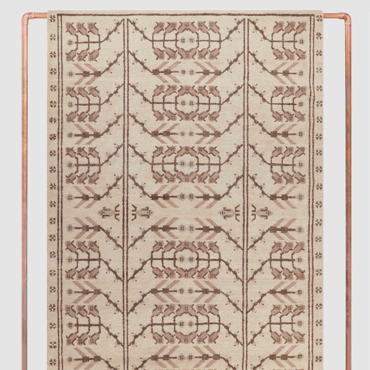 Astrid Hand-Knotted Area Rug - Rose