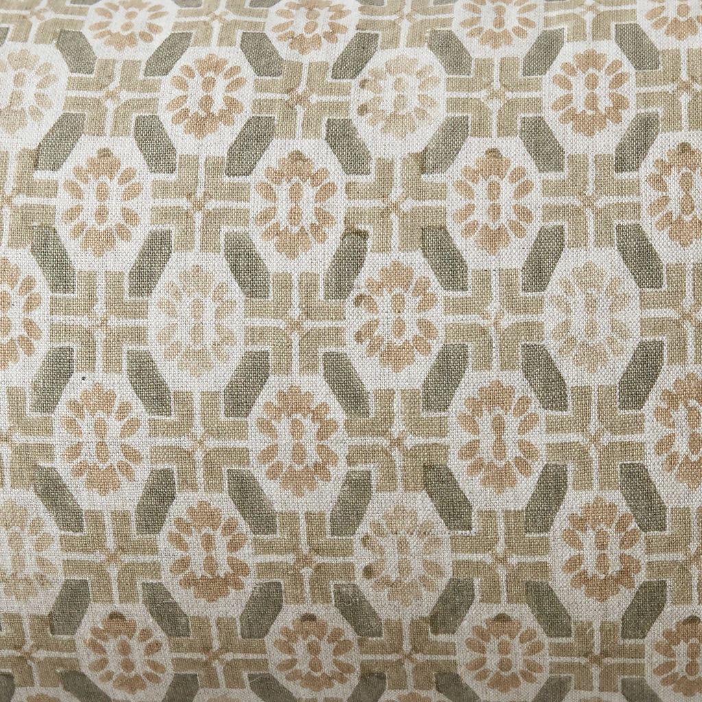 Ayana Block Print Lumbar Pillow - Image 3