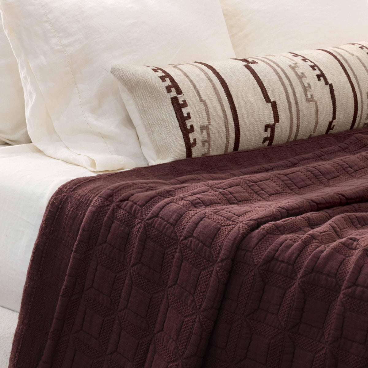 Ayla Organic Cotton Quilted Bed Blanket - Image 11