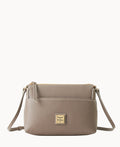 Lucca Leather Ginger Crossbody - Elephant