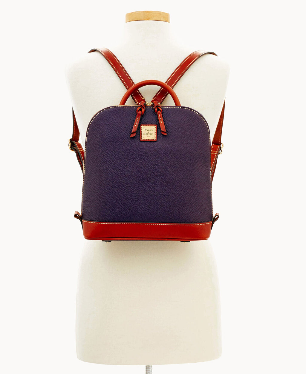 Pebble Grain Zip Pod Backpack - Image 72