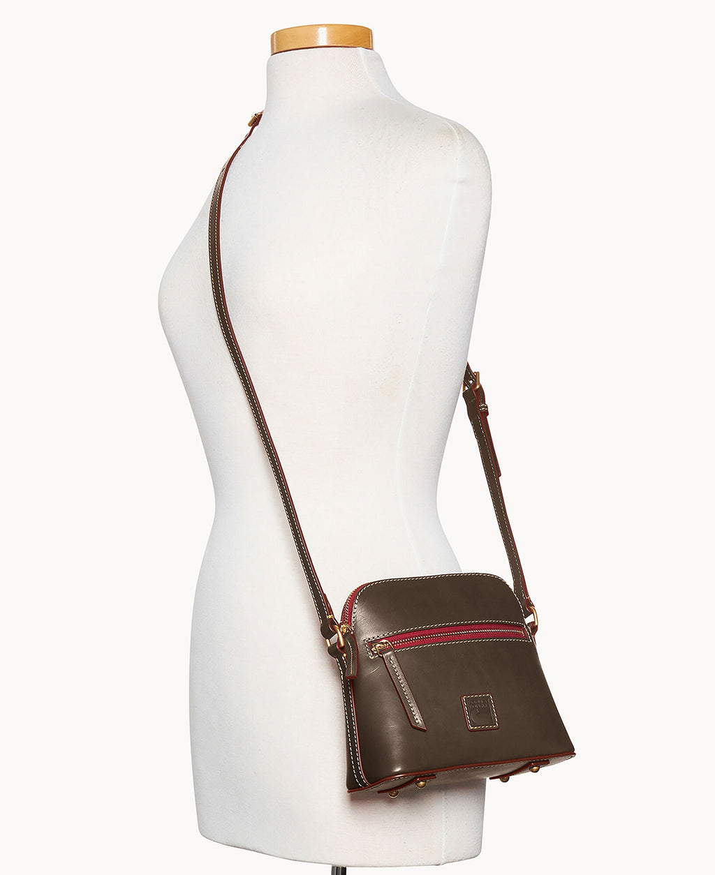 Florentine Zip Domed Crossbody - Image 16