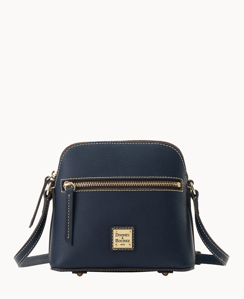 Sorrento Zip Domed Crossbody - Navy