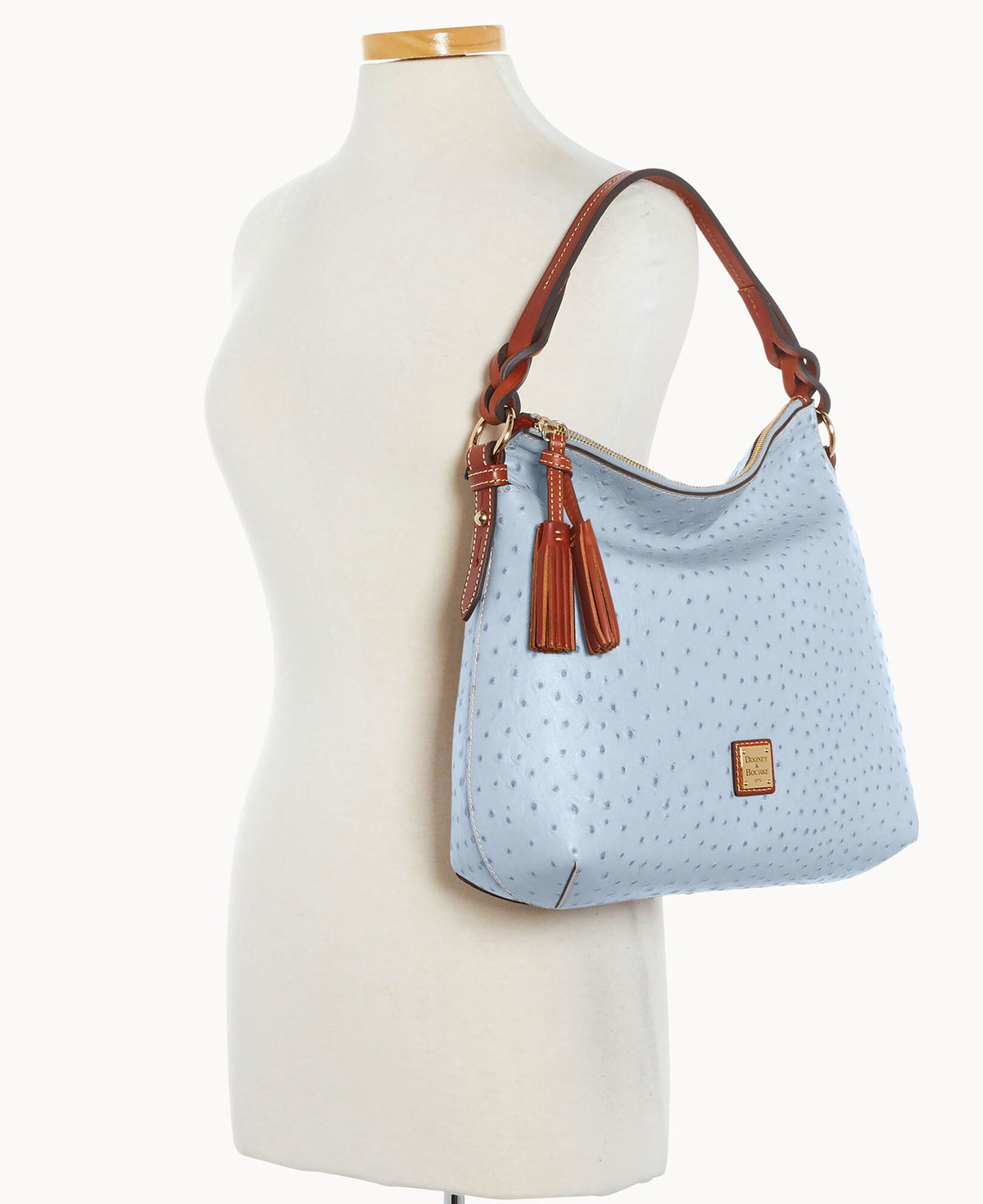 Ostrich Twist Strap Hobo - Image 84