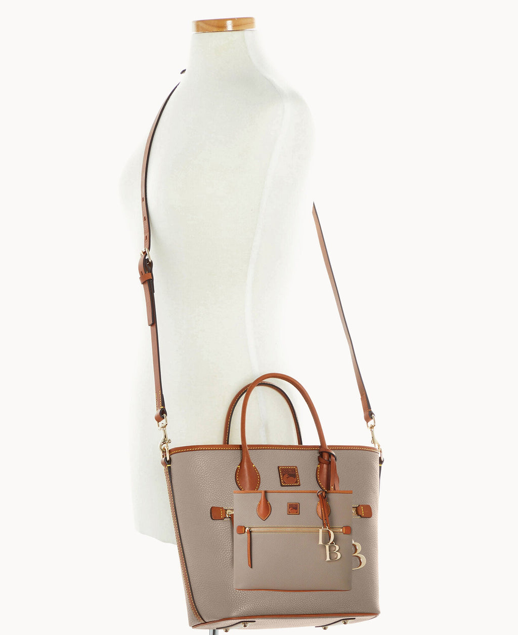 Pebble Grain Handle Tote - Image 31