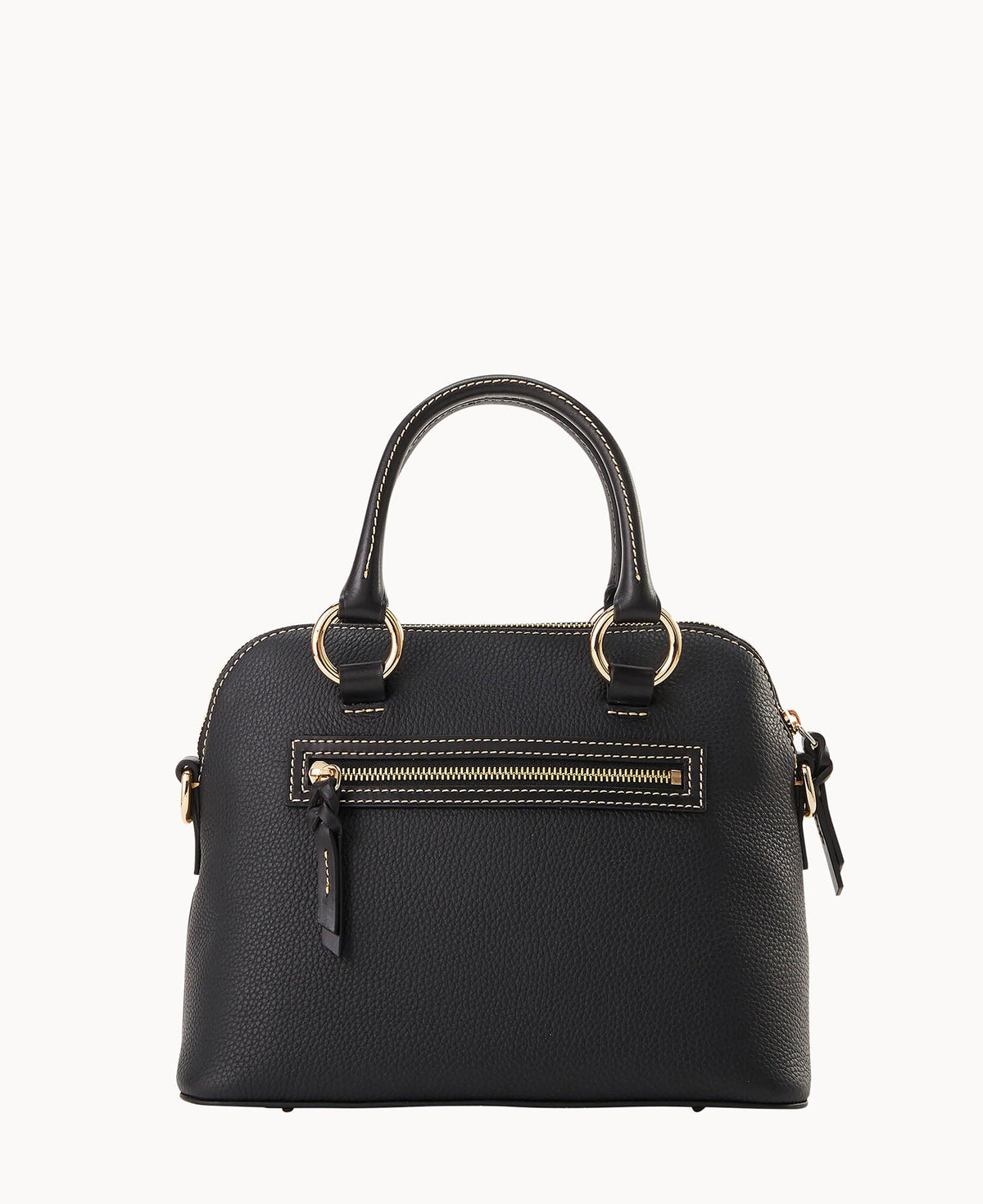 Pebble Grain Domed Satchel - Image 4