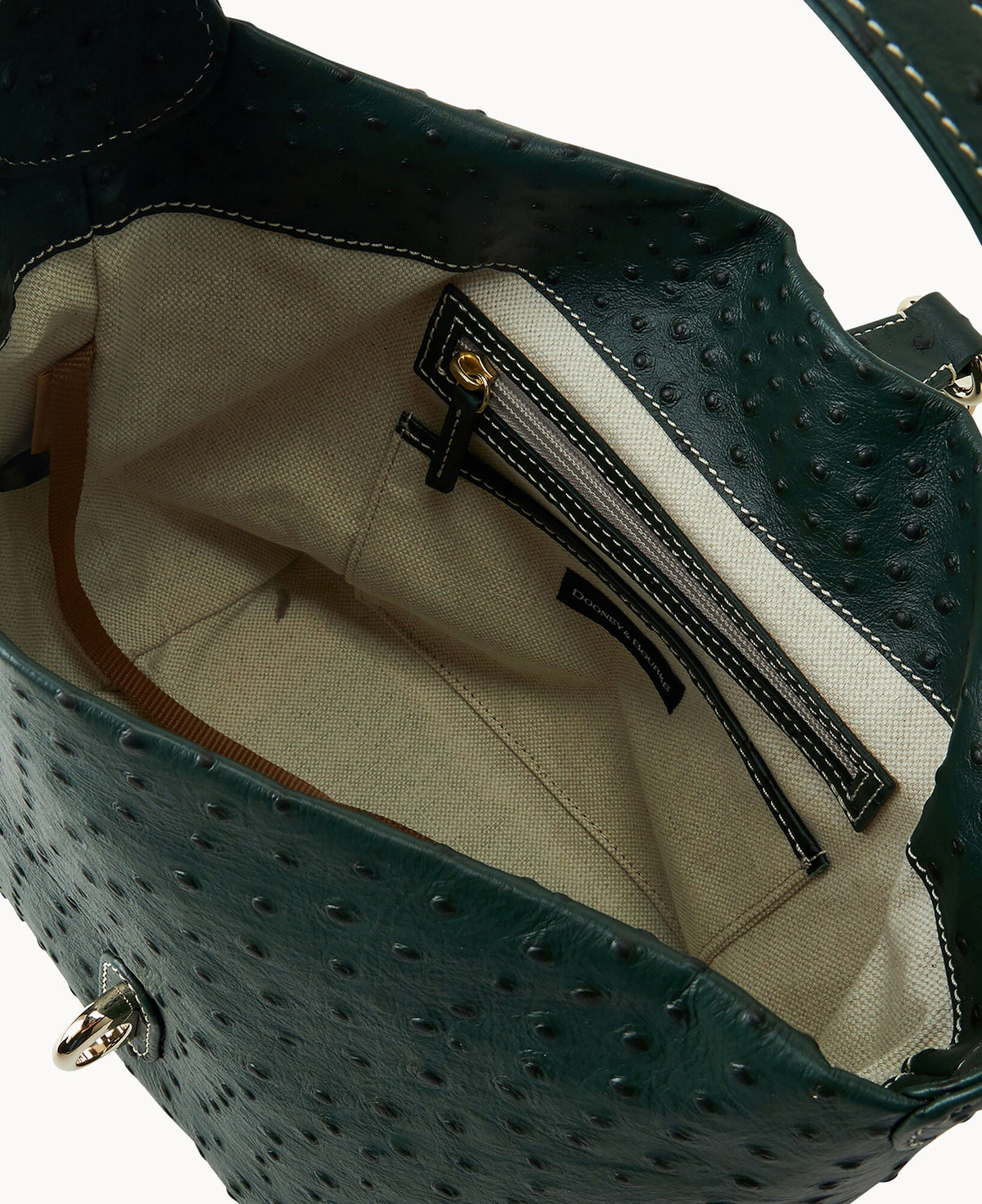 Ostrich Logo Lock Hobo - Image 35