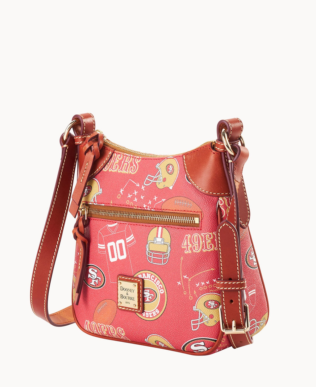 NFL 49ERS Front Zip Crossbody - Image 2