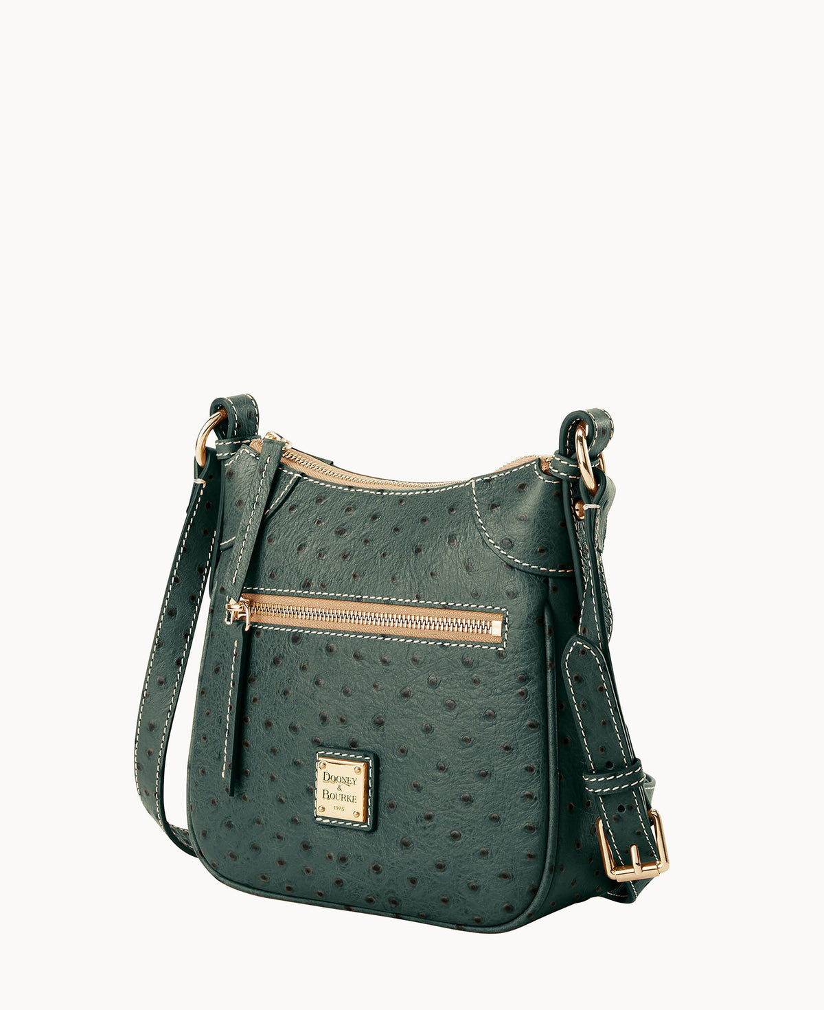Ostrich Front Zip Crossbody - Image 42