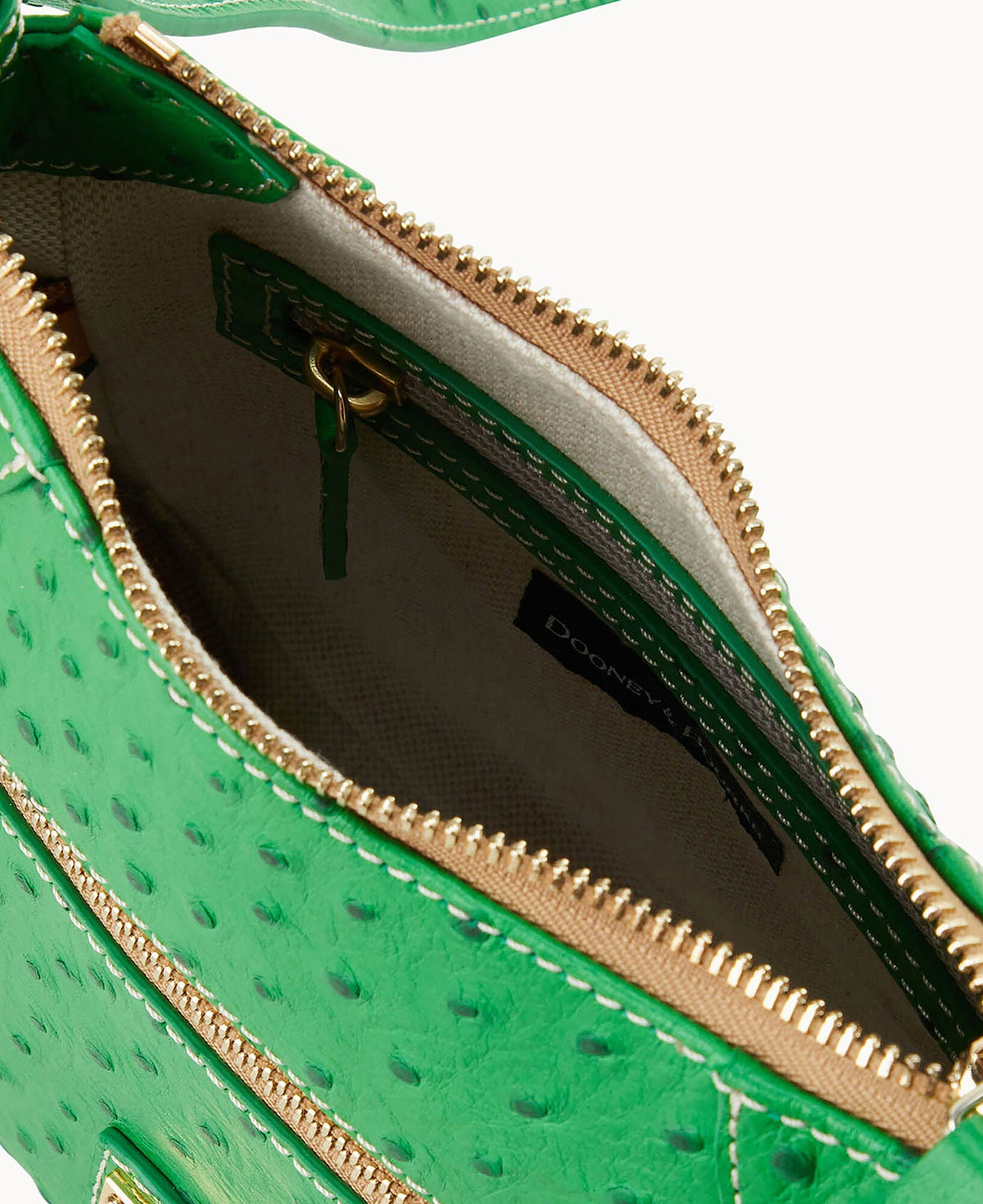 Ostrich Front Zip Crossbody - Image 23