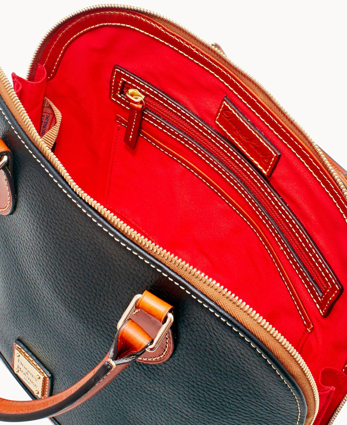 Pebble Grain Zip Zip Satchel - Image 8