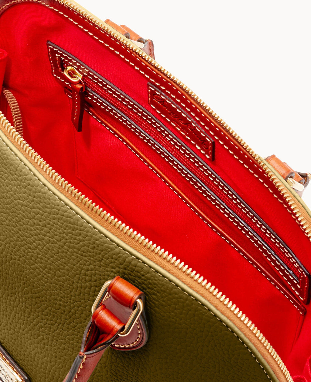 Pebble Grain Zip Zip Satchel - Image 126
