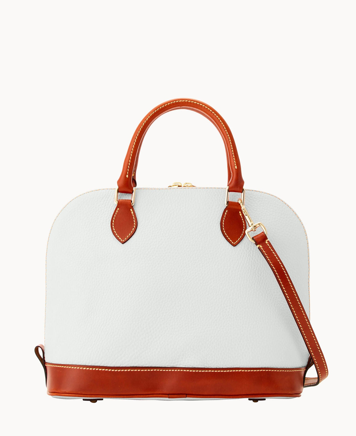Pebble Grain Zip Zip Satchel - Image 108