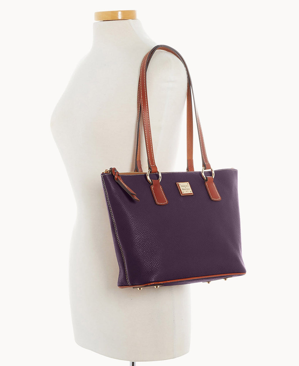 Pebble Grain Small Wren Zip Tote - Image 45