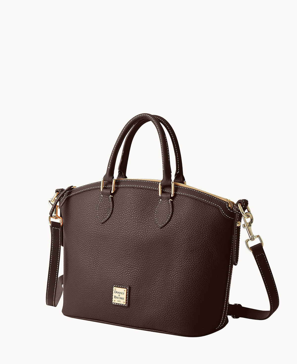 Lucca Leather Domed Satchel - Image 58