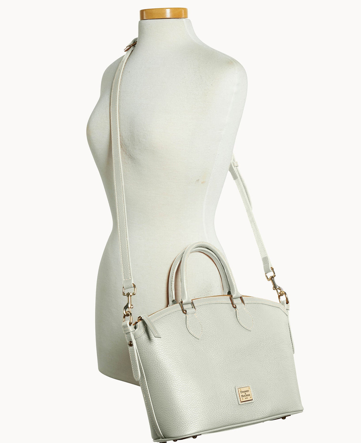 Lucca Leather Domed Satchel - Image 44