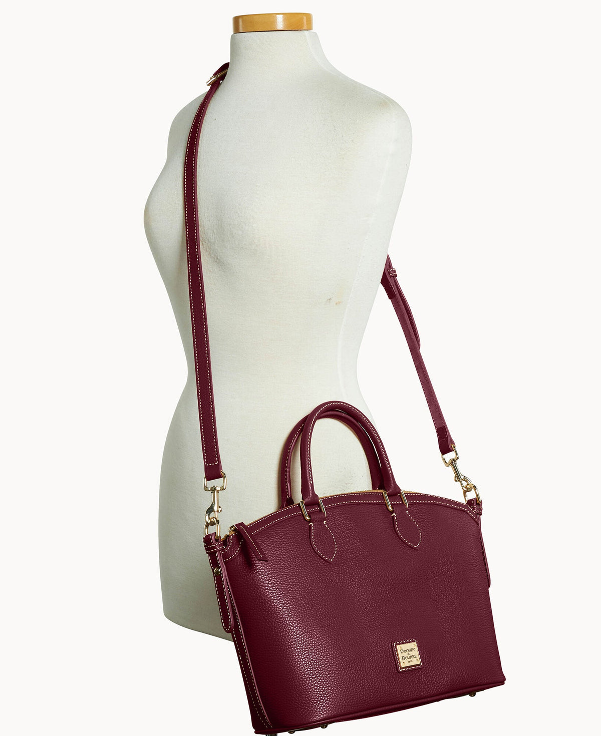 Lucca Leather Domed Satchel - Image 48