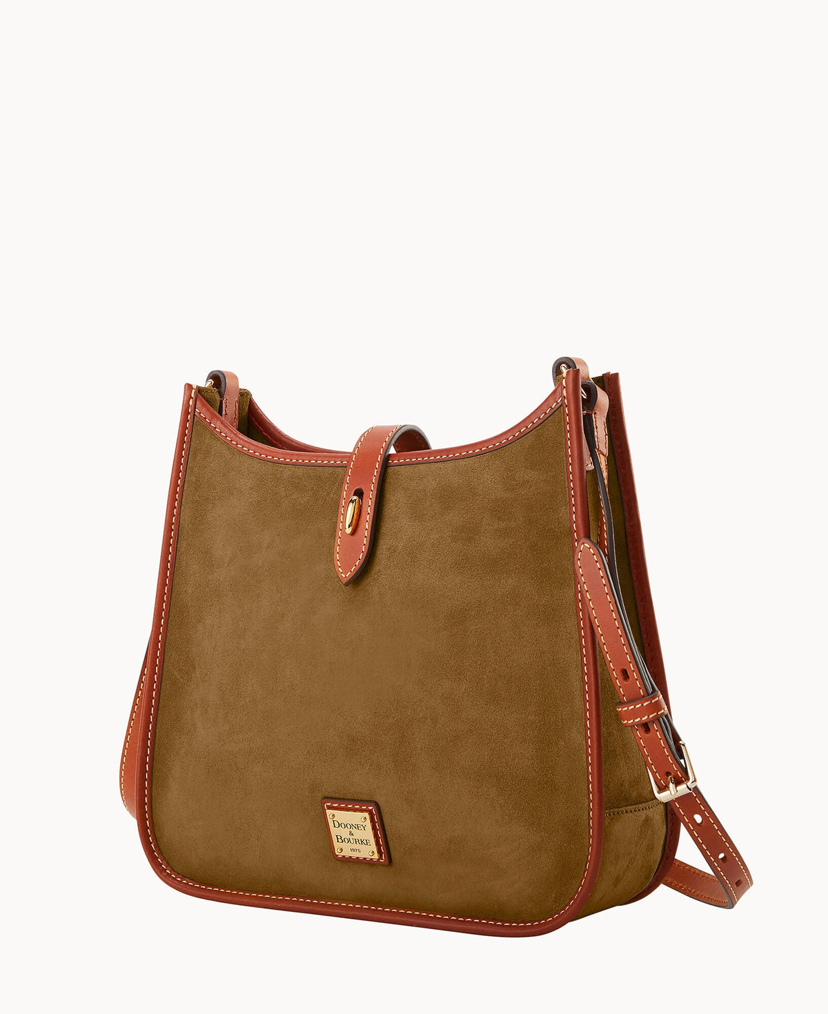 Suede Messenger Crossbody - Image 2