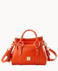 Ostrich Satchel With Pocket