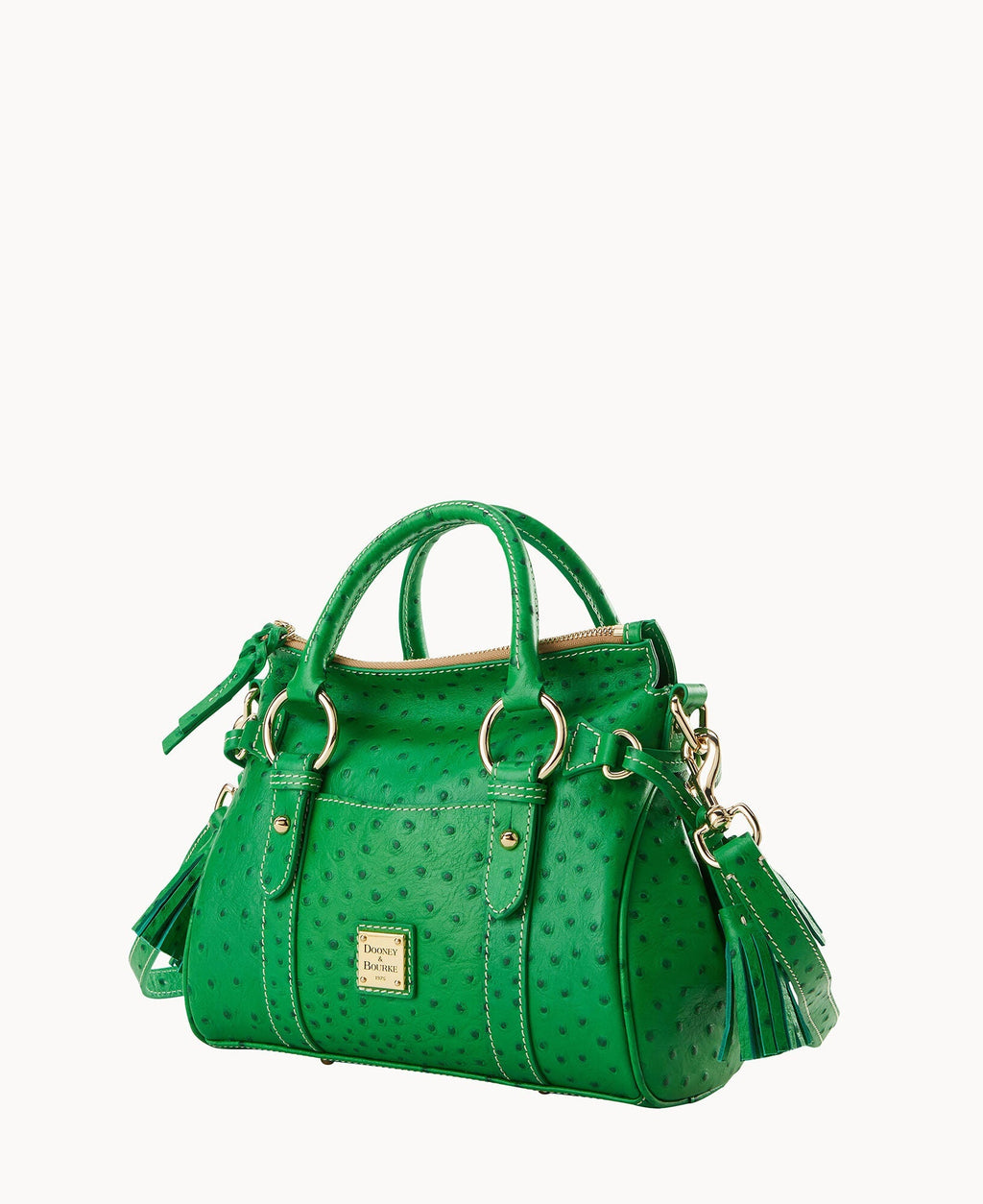 Ostrich Satchel With Pocket - Image 52