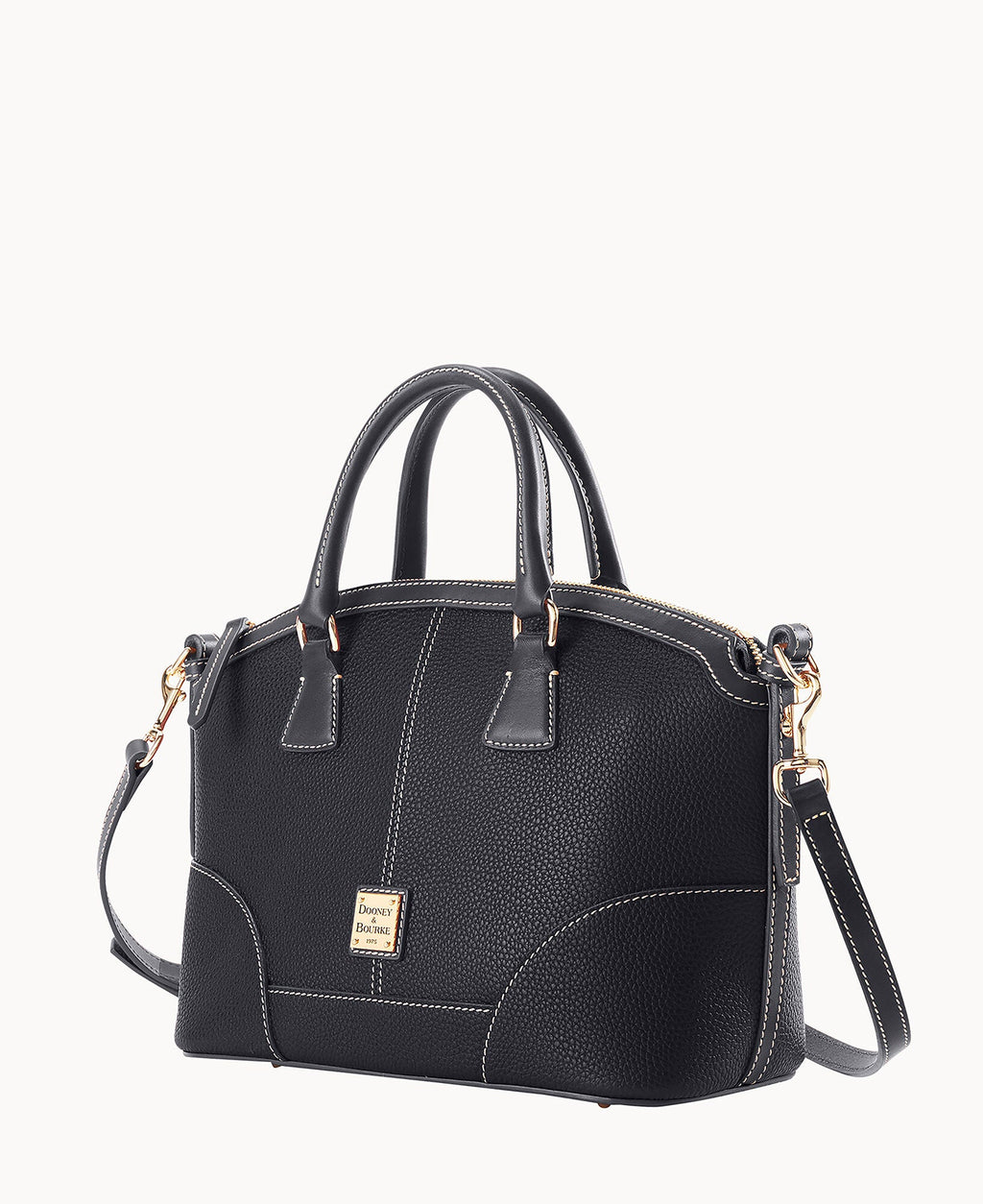 Pebble Grain Small Domed Satchel - Image 10