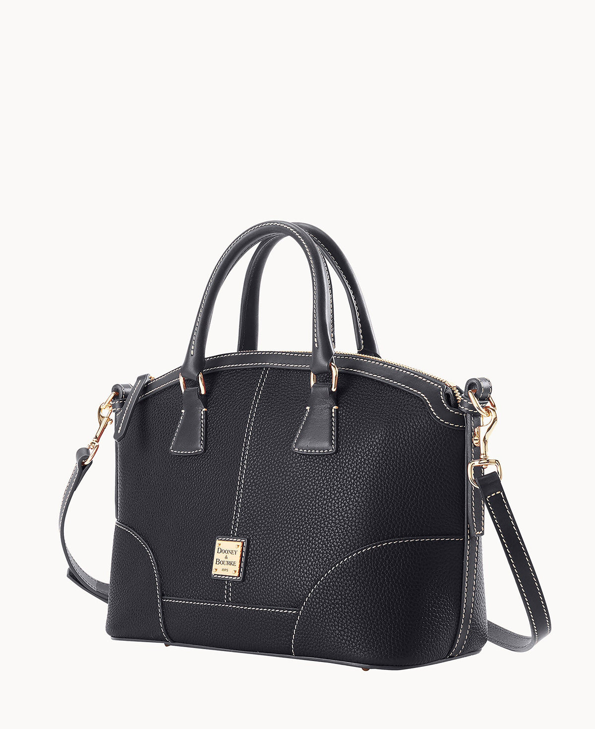 Pebble Grain Small Domed Satchel - Image 10